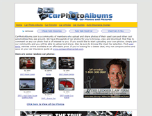 Tablet Screenshot of carphotoalbums.com